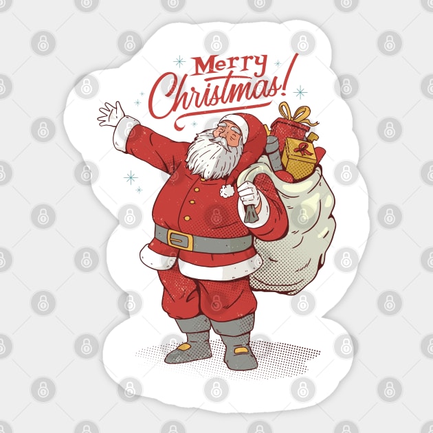 Merry Christmas Santa Sticker by MajorCompany